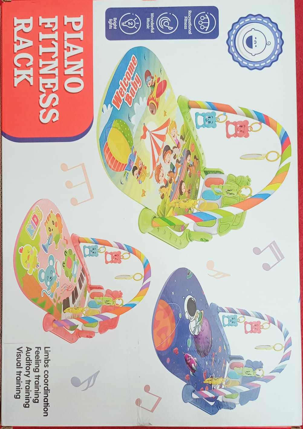 Piano Fitness Rack, Piano Mat, Play Gyms  with free Play ball