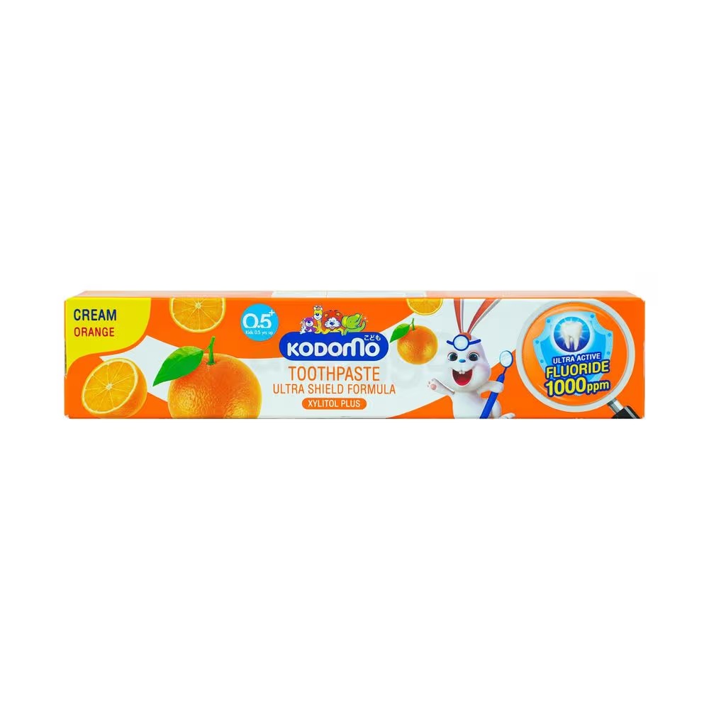 Kodomo Orange Cream Ultra Shield Formula Toothpaste for Kids (0.5+ Years)